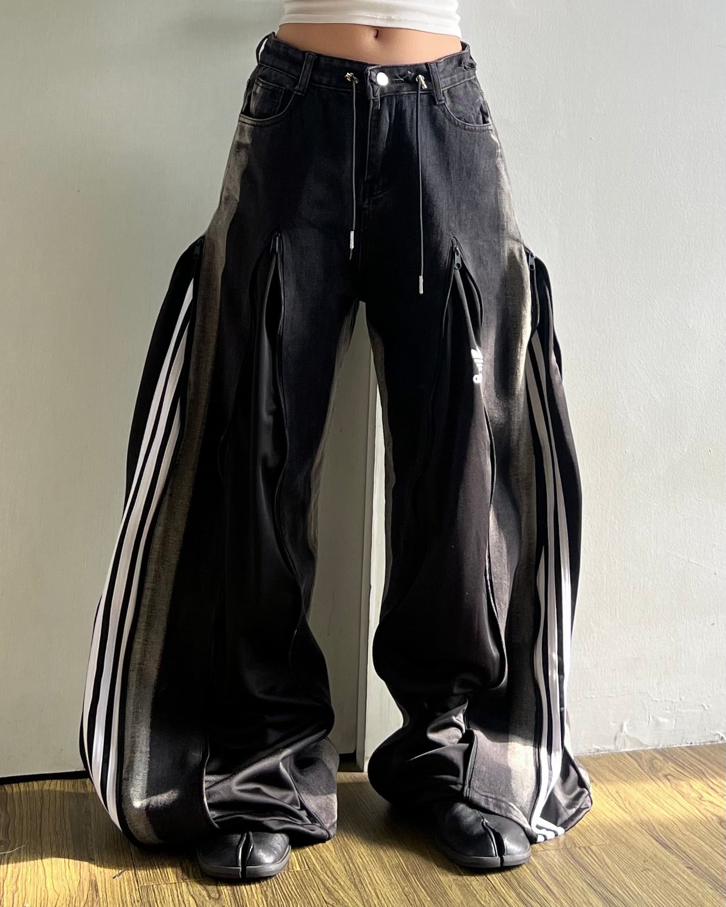 [BIG SIZE] Zipper Pants 0178