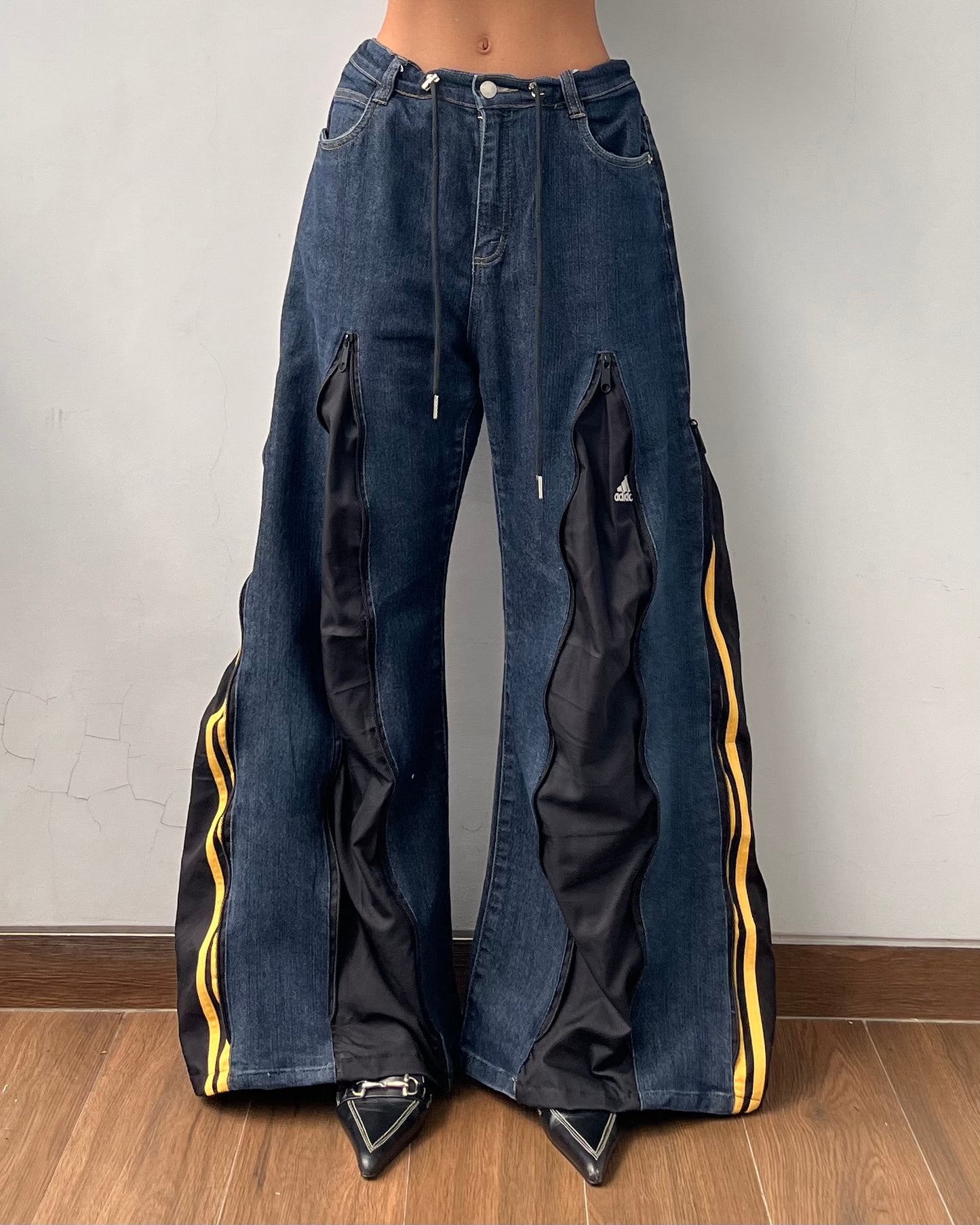 [BIG SIZE] Zipper Pants 015