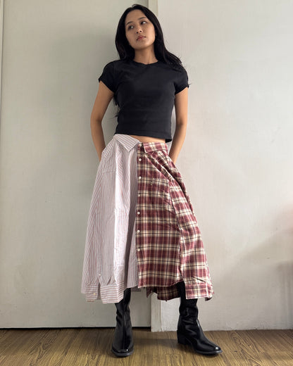 Button-up Maxi Skirt 061