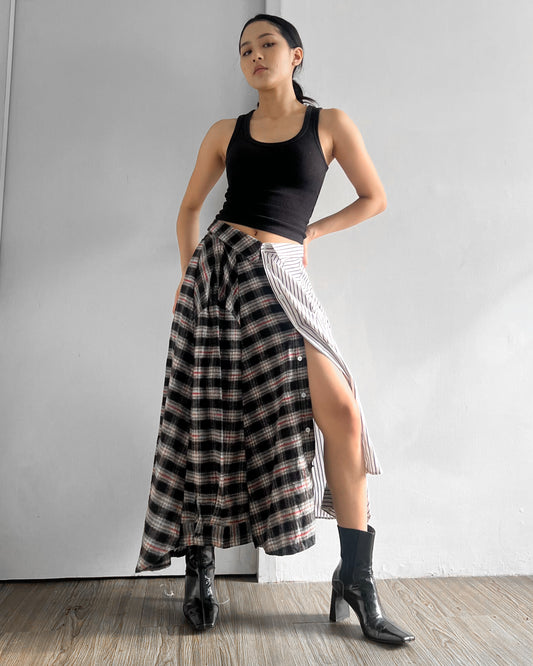 Button-up Maxi Skirt 026