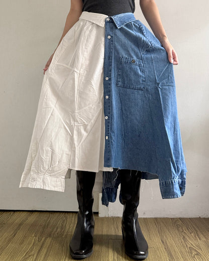 Button-up Maxi Skirt 078