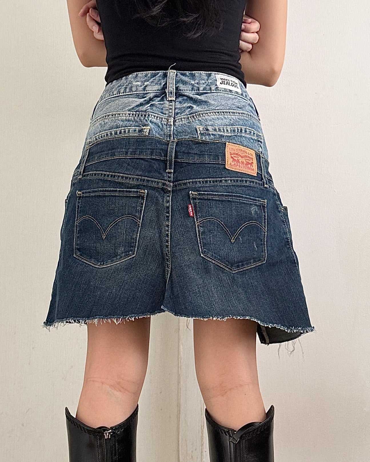 Doubled Mini Skirt 001