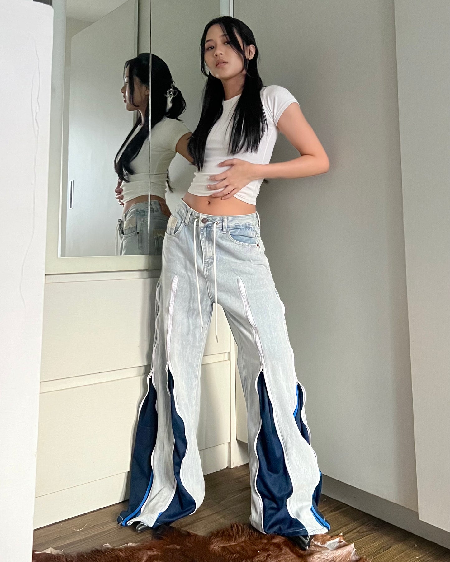 Zipper Pants 092