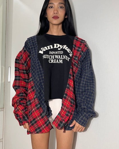 Deconstructed Flannel Shirt 006