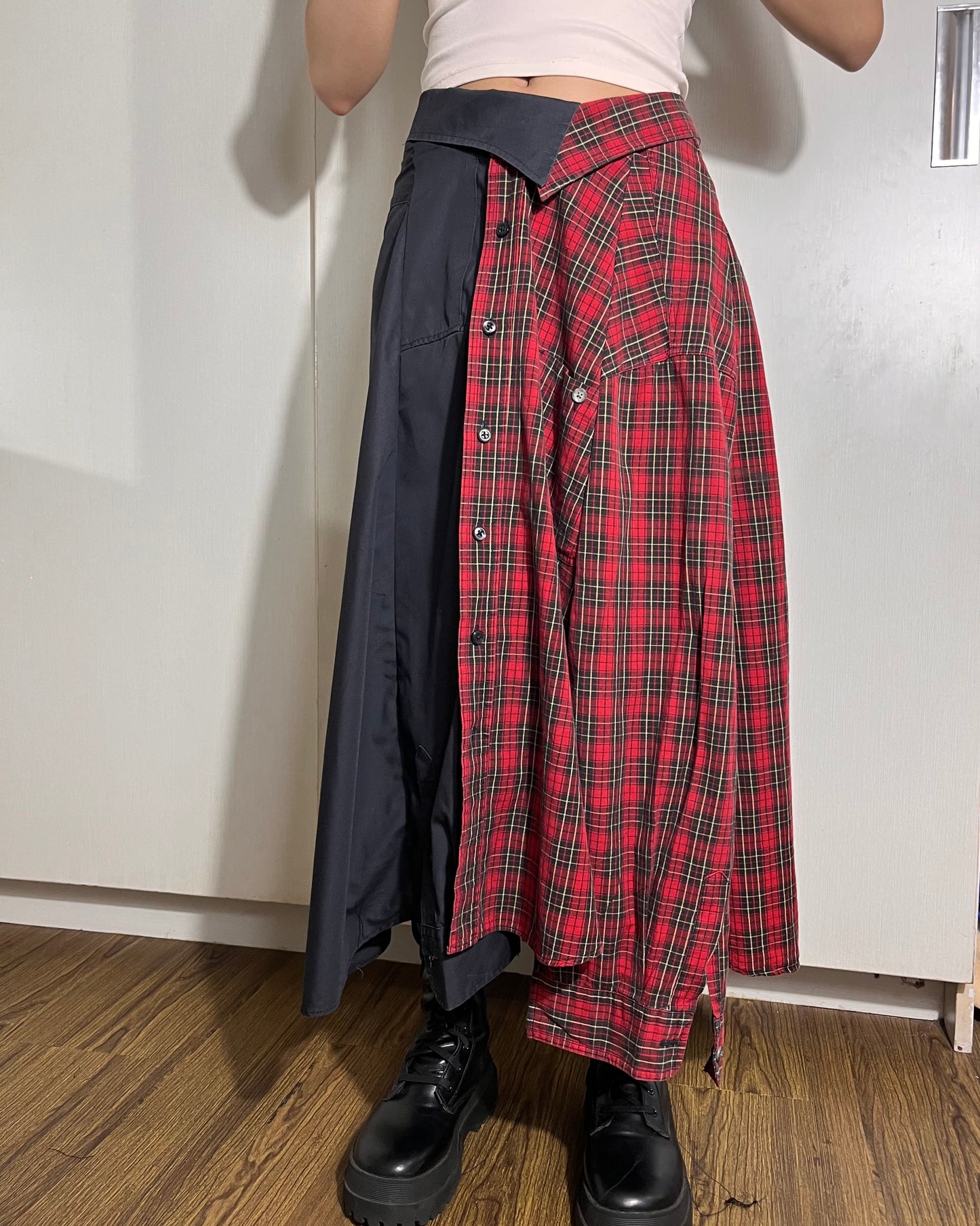 Button-up Maxi Skirt 008
