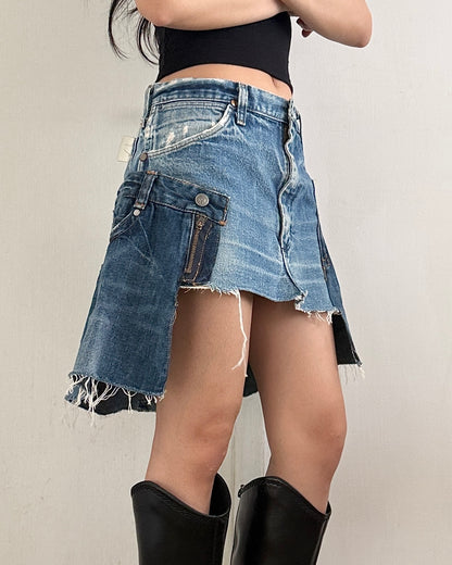 Doubled Mini Skirt 005