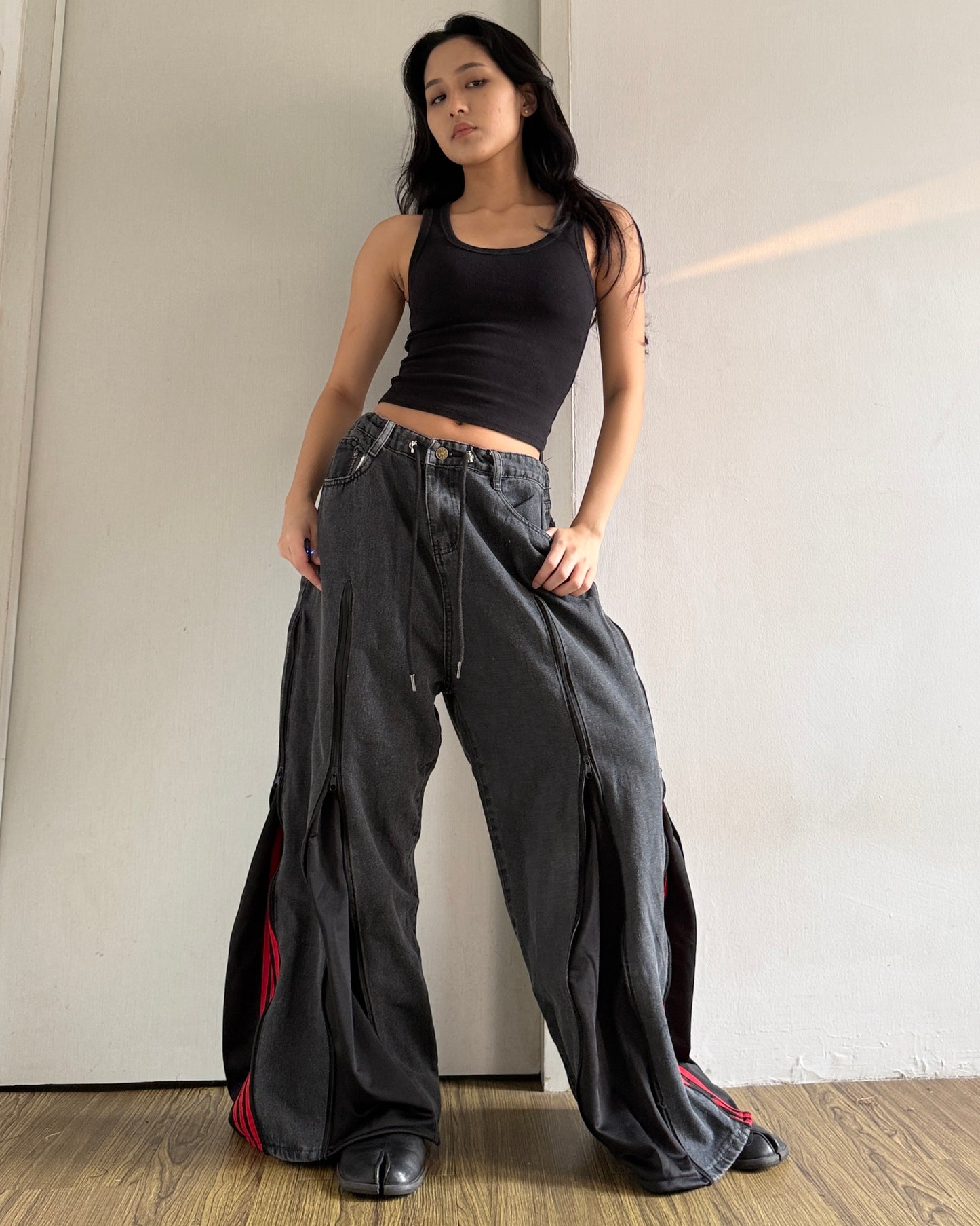 [BIG SIZE] Zipper Pants 0259