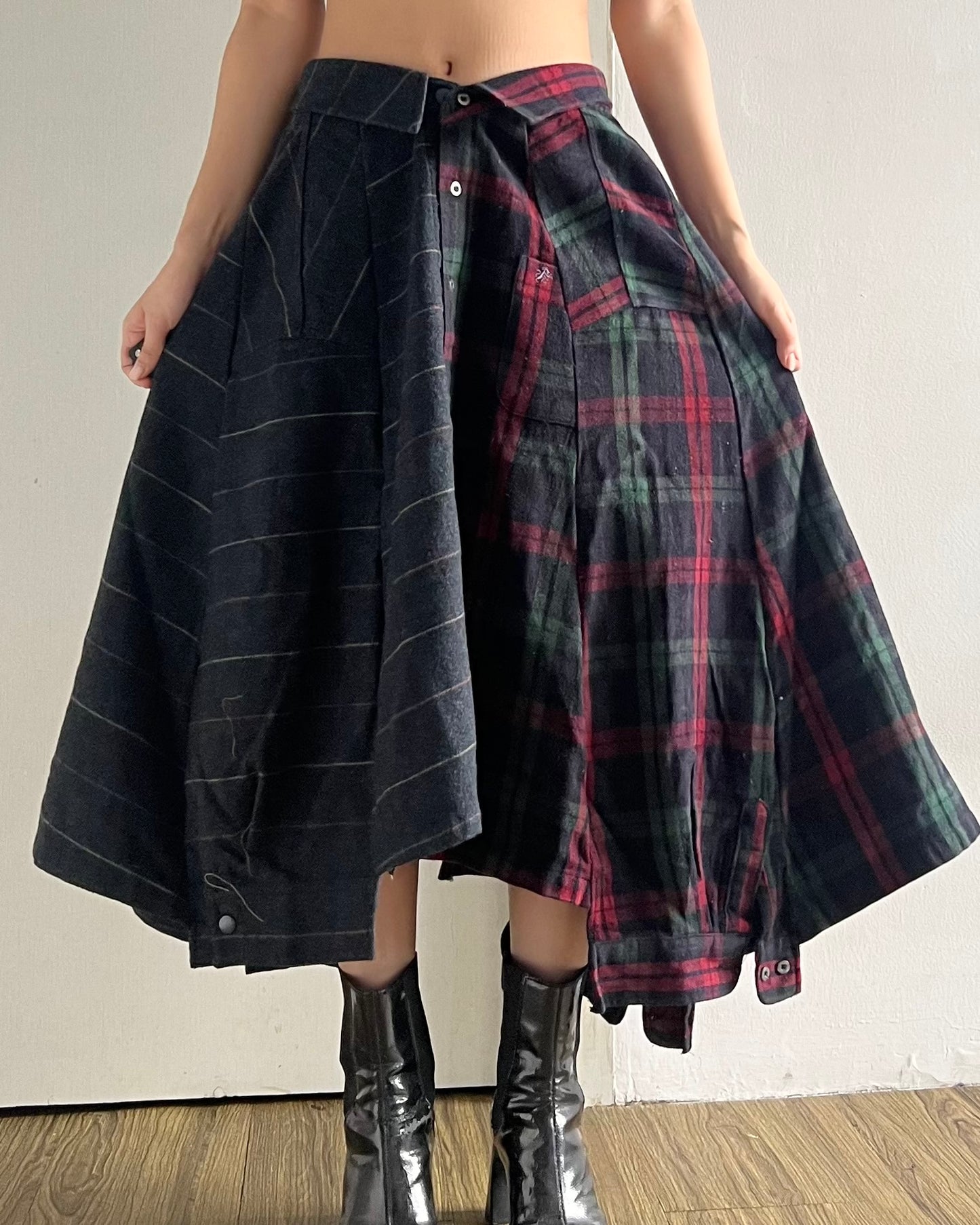 Button-up Maxi Skirt 034