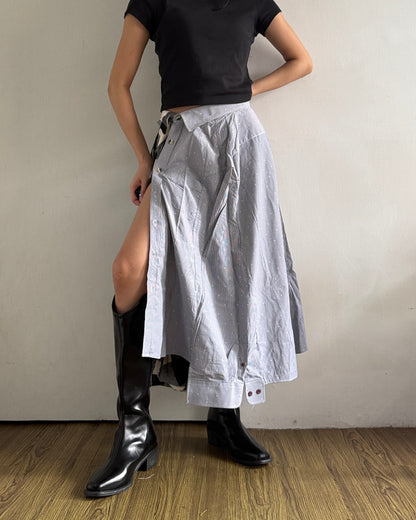 Button-up Maxi Skirt 066