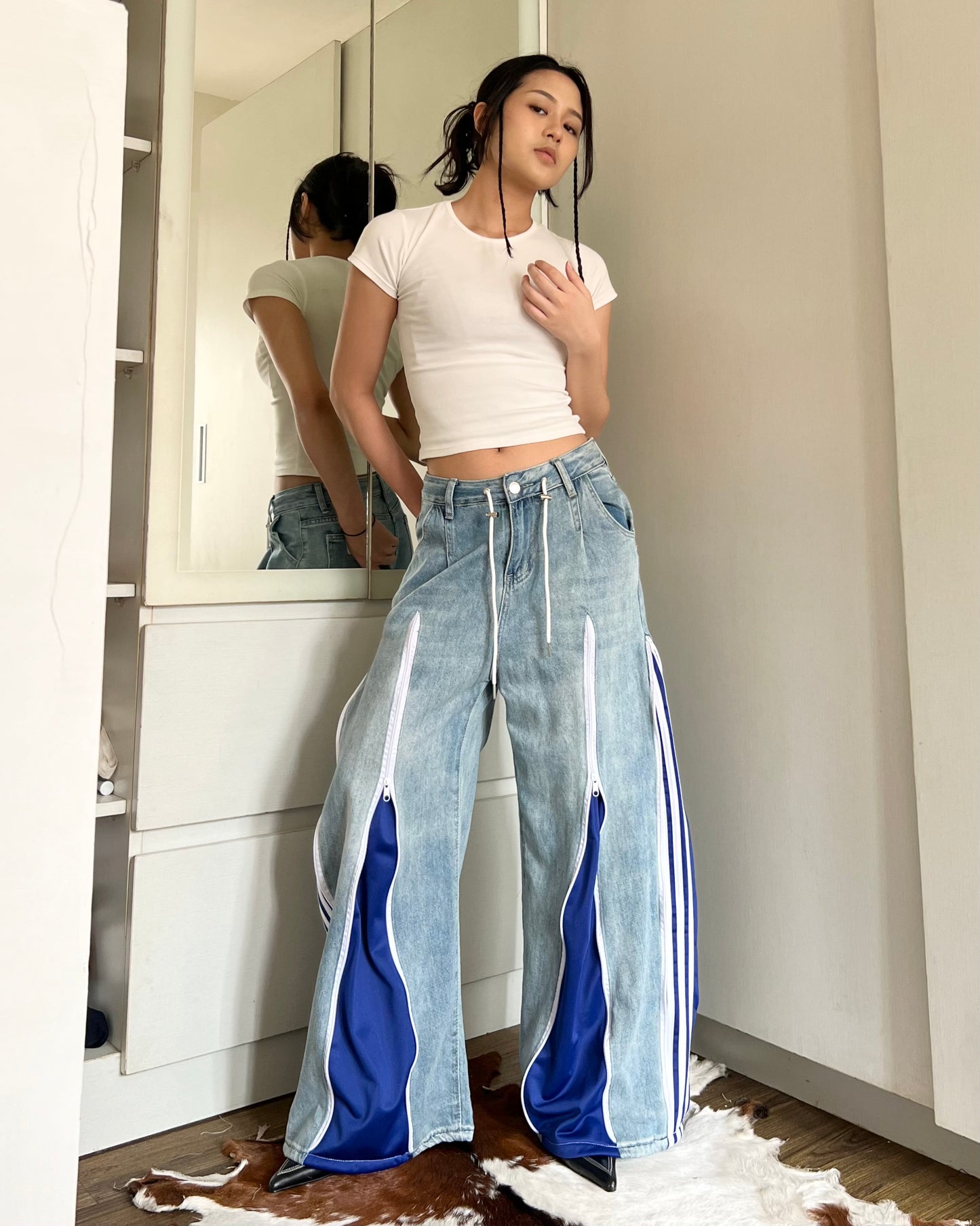 Zipper Pants 046