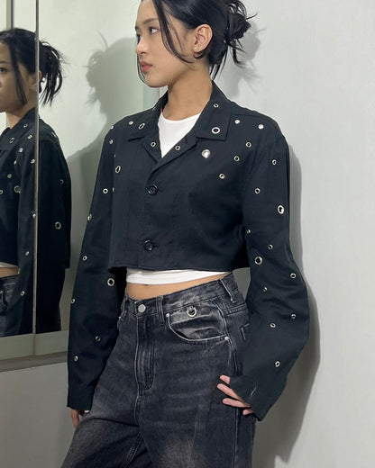 Eyelet Blazer 021