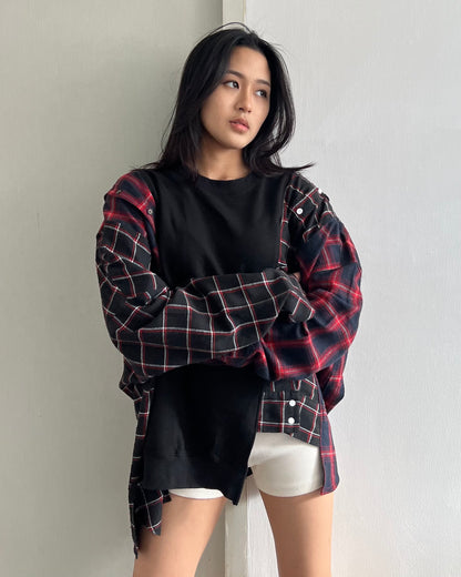 Flannel Sweater 044