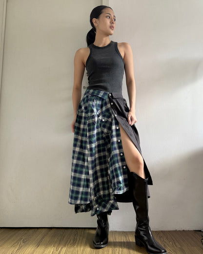 Button-up Maxi Skirt 085