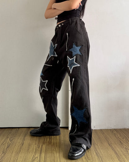 Star Patch Pants 005