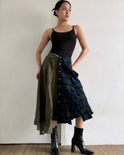 Button-up Skirt 054