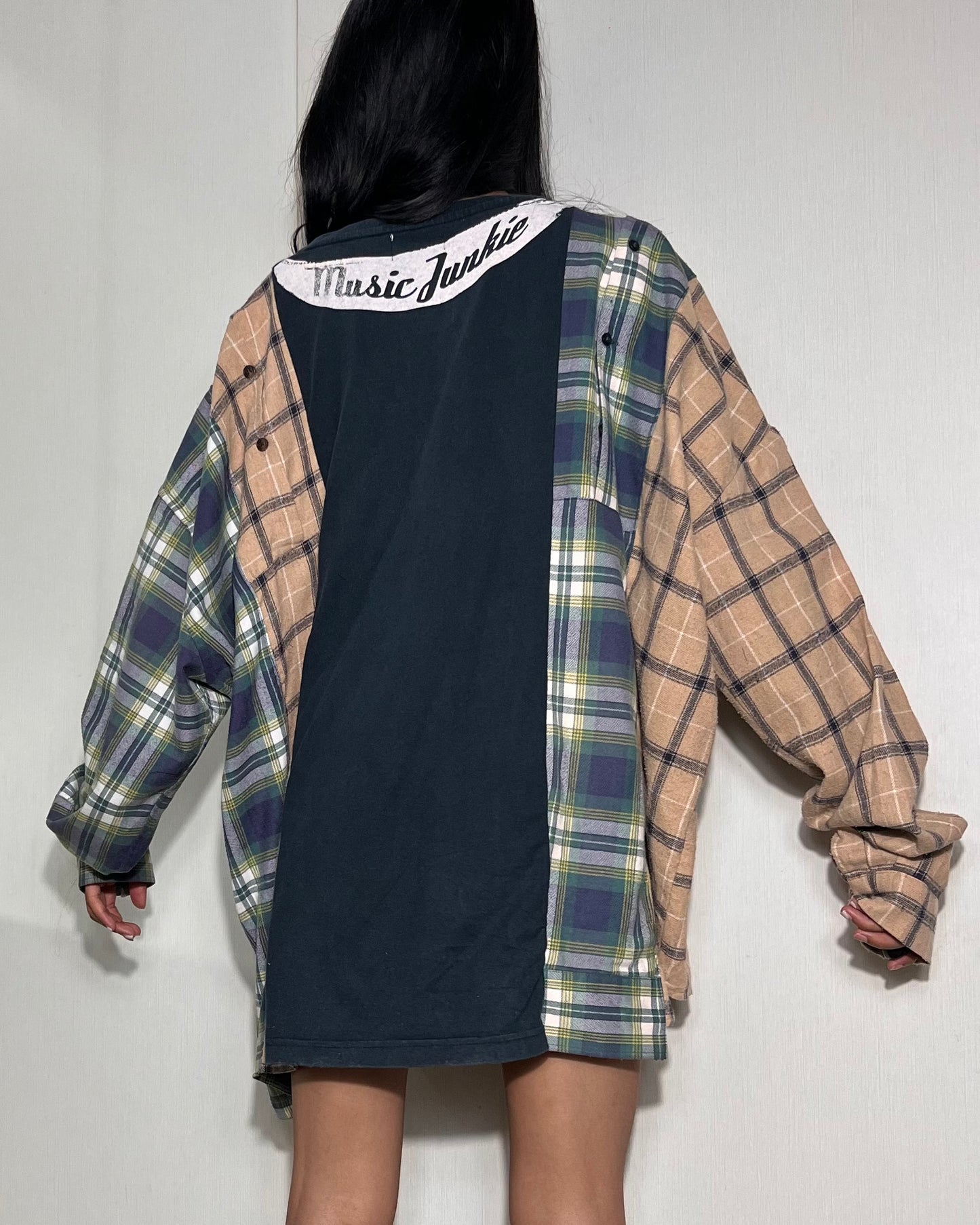 Deconstructed Flannel Shirt 003