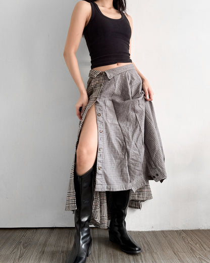 Button-up Maxi Skirt 060