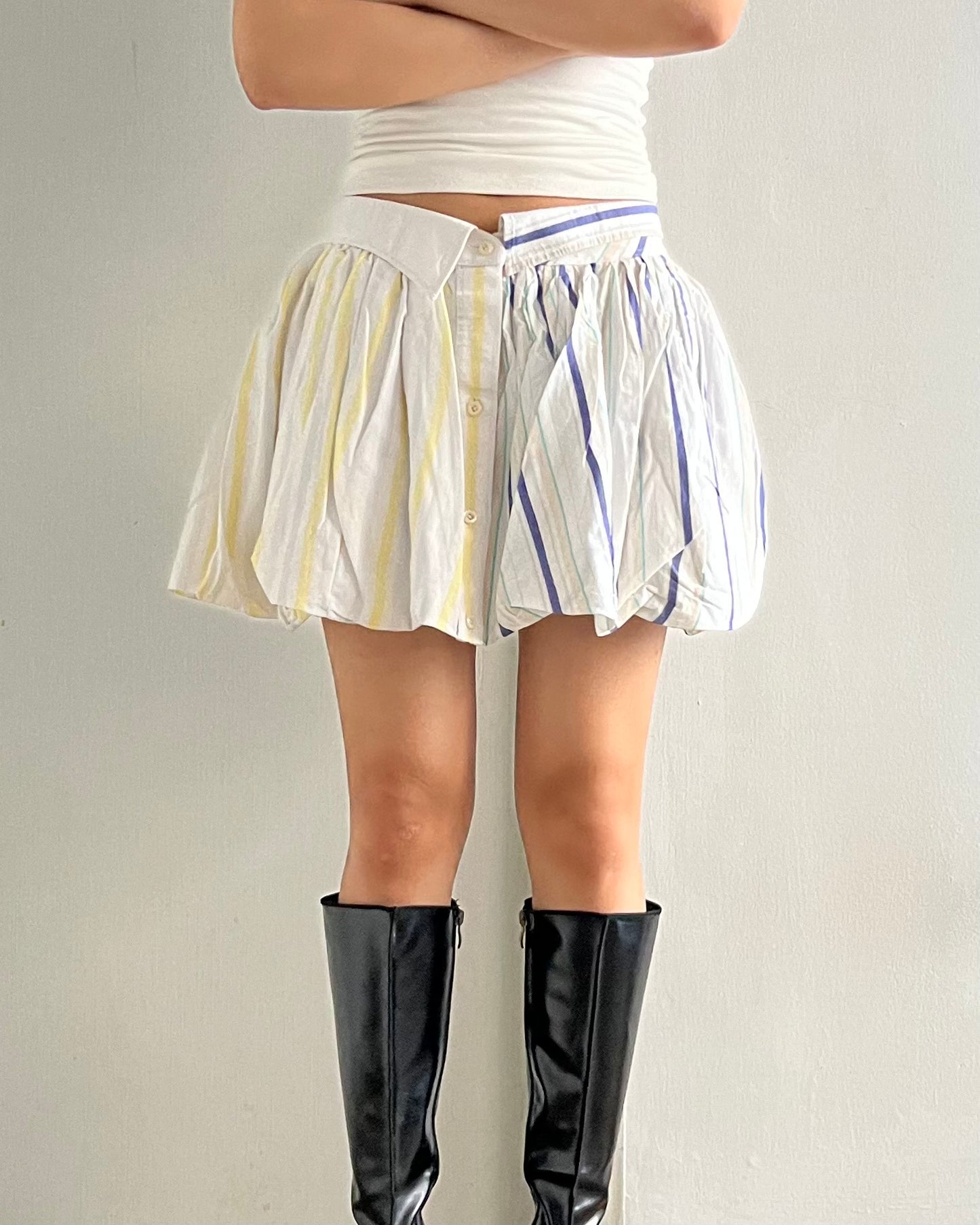 Button-up Balloon Skirt 011