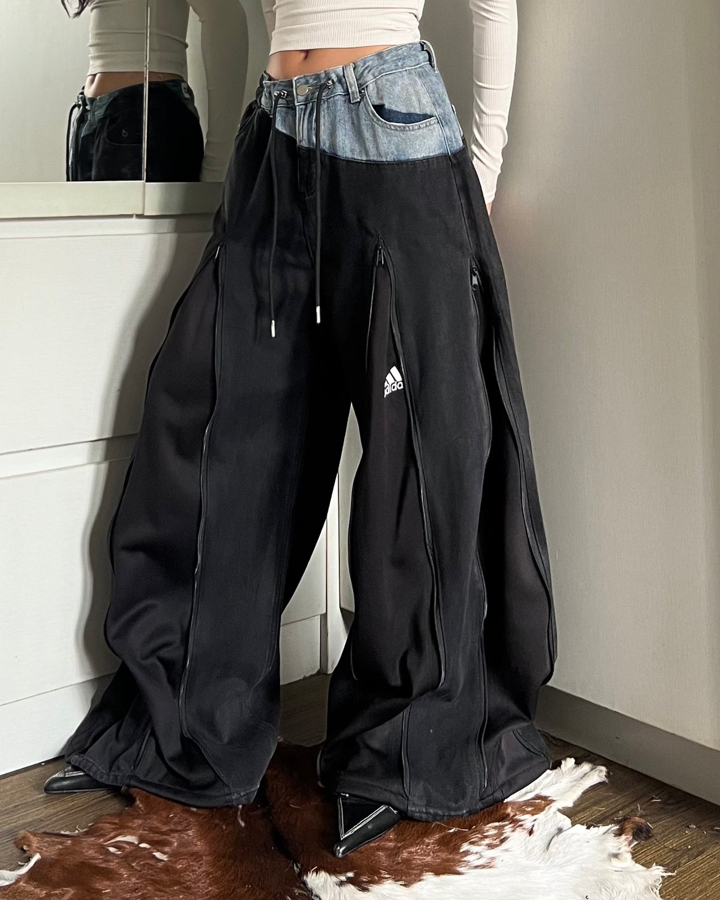 Zipper Pants 083