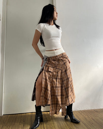 Button-up Maxi Skirt 021