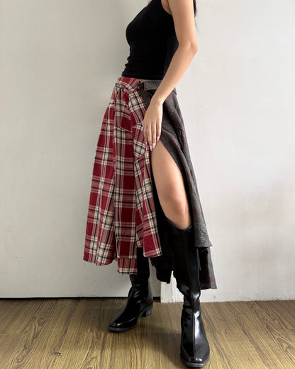 Button-up Maxi Skirt 059