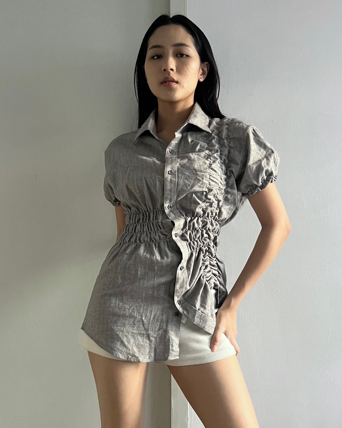 Ruched Shirt 010