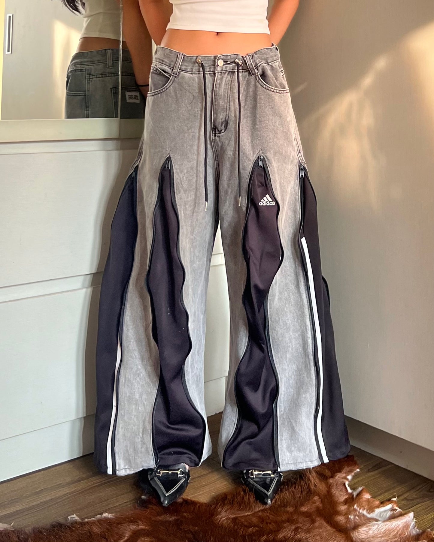 [BIG SIZE] Zipper Pants 0101