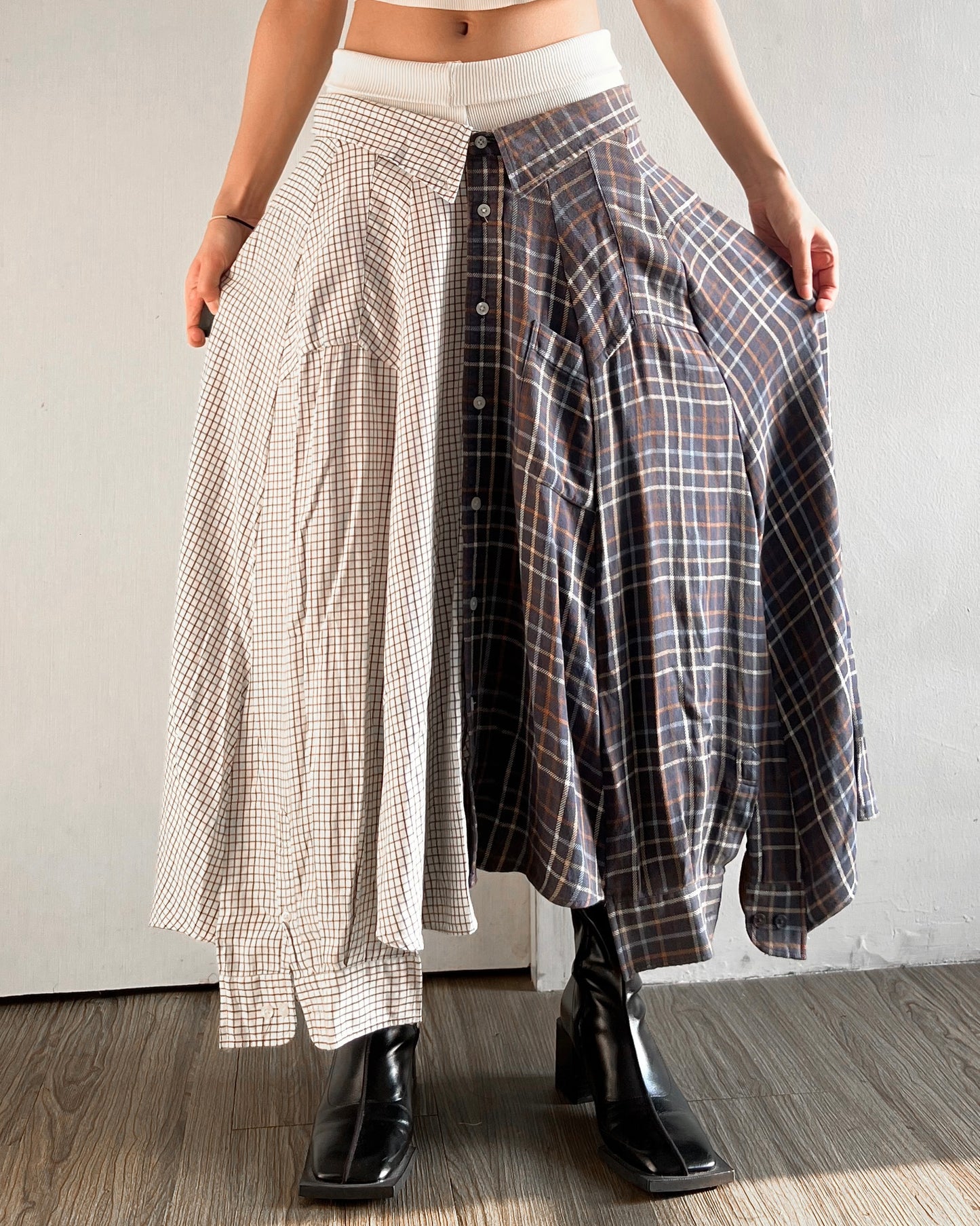 Button-up Maxi Skirt 031