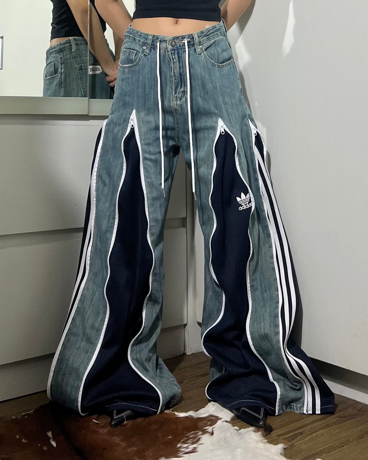 [BIG SIZE] Zipper Pants 0125