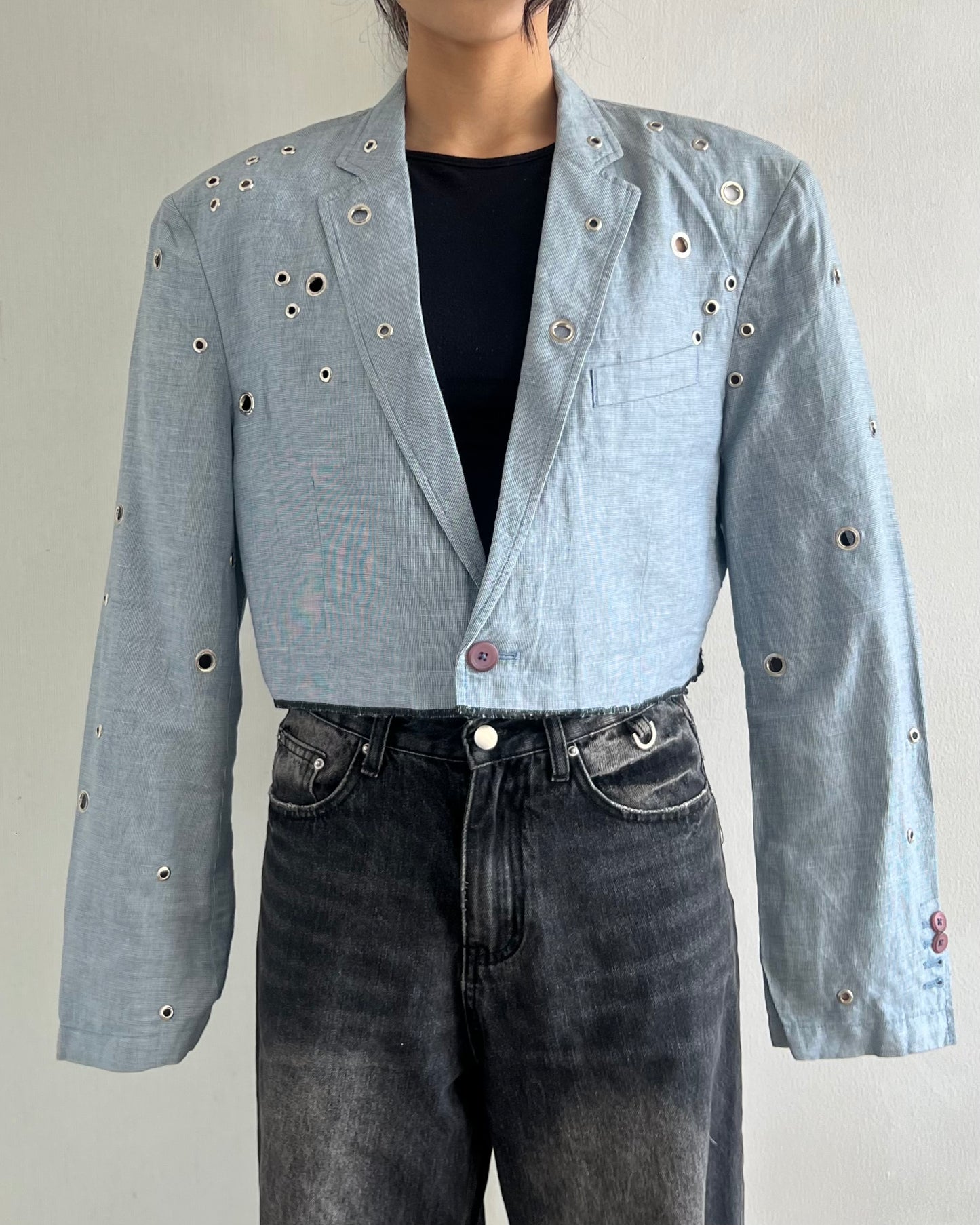 Eyelet Blazer 027