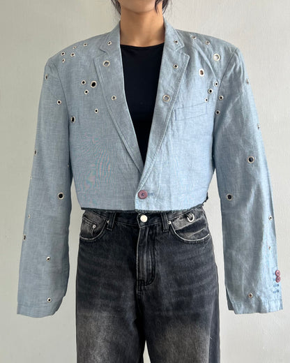 Eyelet Blazer 027