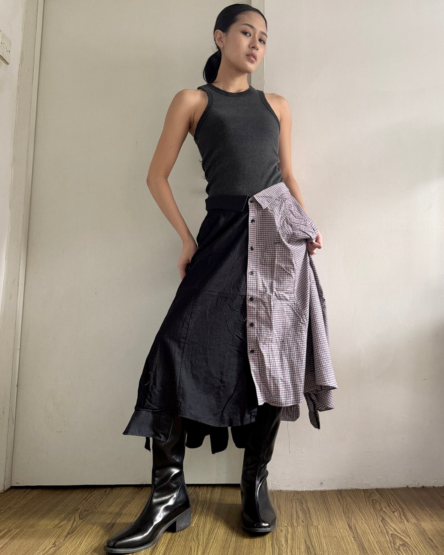 Button-up Maxi Skirt 079