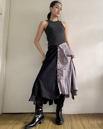 Button-up Maxi Skirt 079