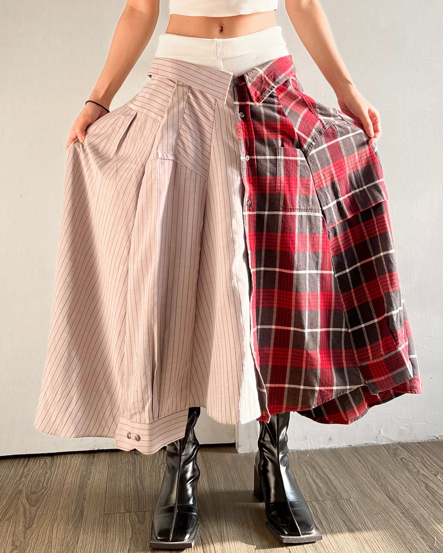 Button-up Maxi Skirt 030
