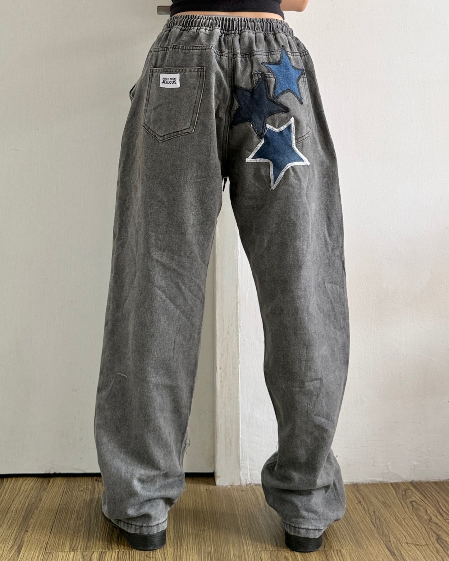 Star Patch Pants 002