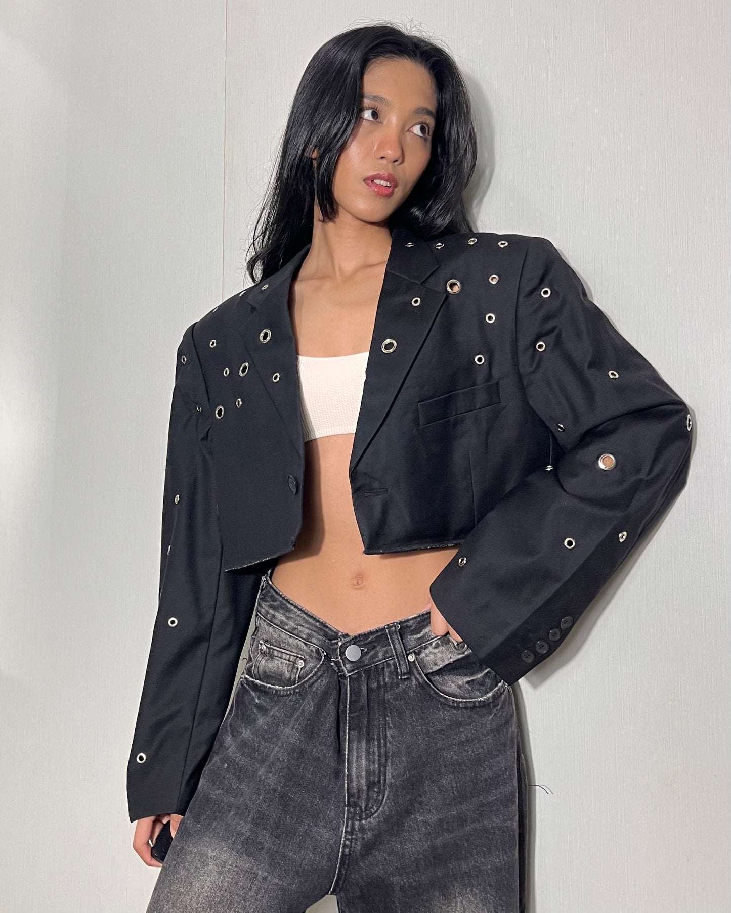 Eyelet Blazer 009