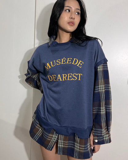 Flannel Crewneck 001