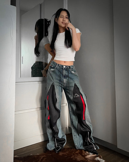 [BIG SIZE] Zipper Pants 089