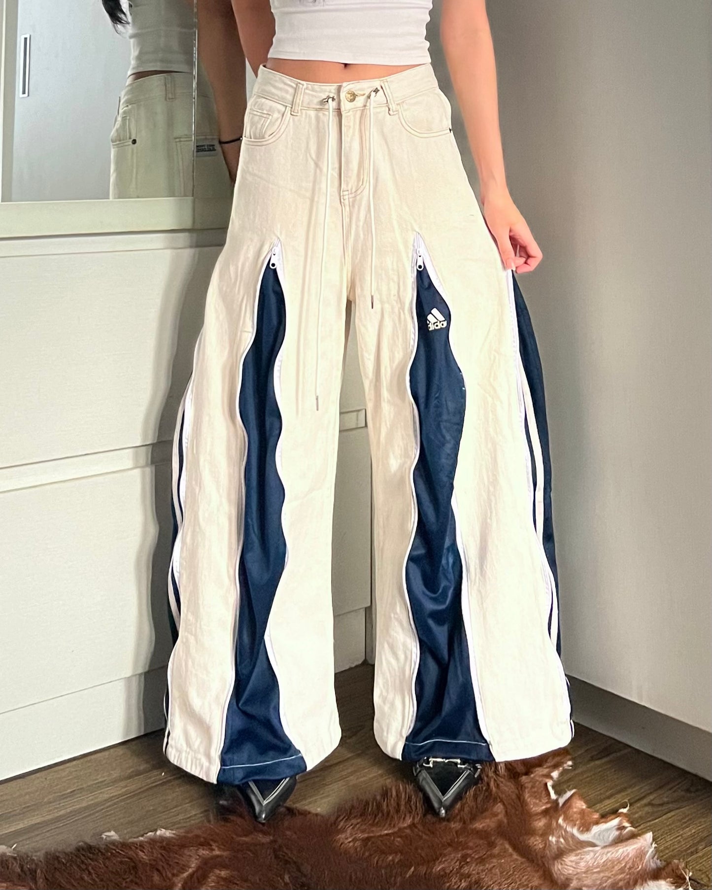 Zipper Pants 096