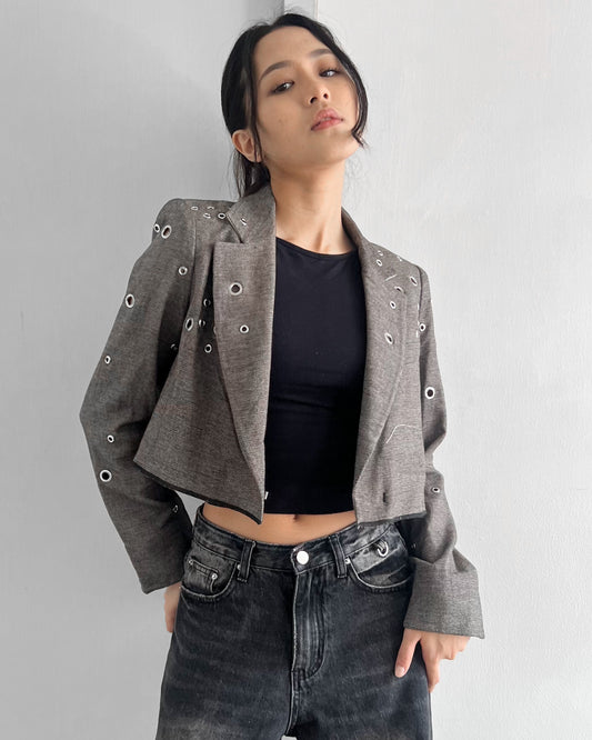Eyelet Blazer 030