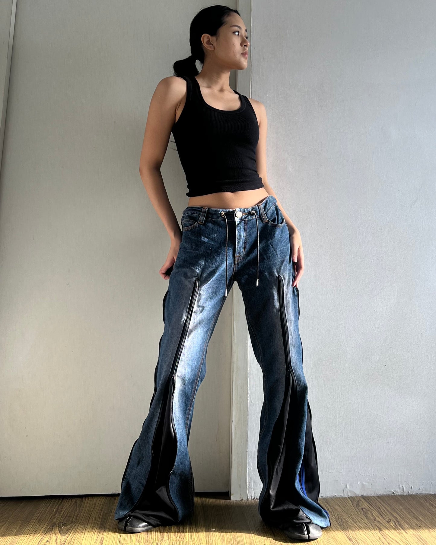 [BIG SIZE] Zipper Pants 0201