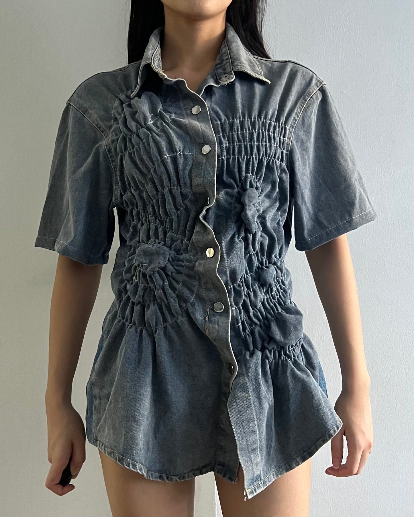 Ruched Shirt 005