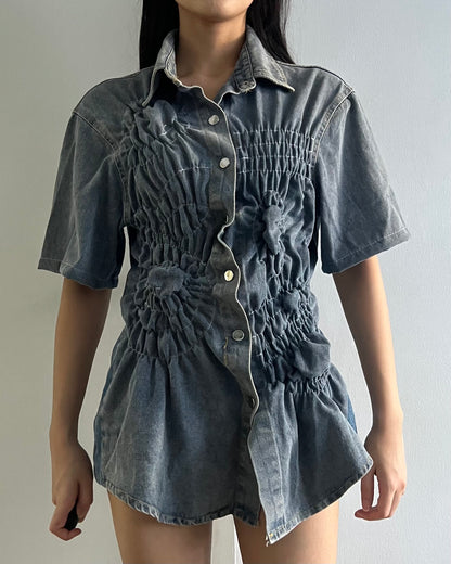Ruched Shirt 005