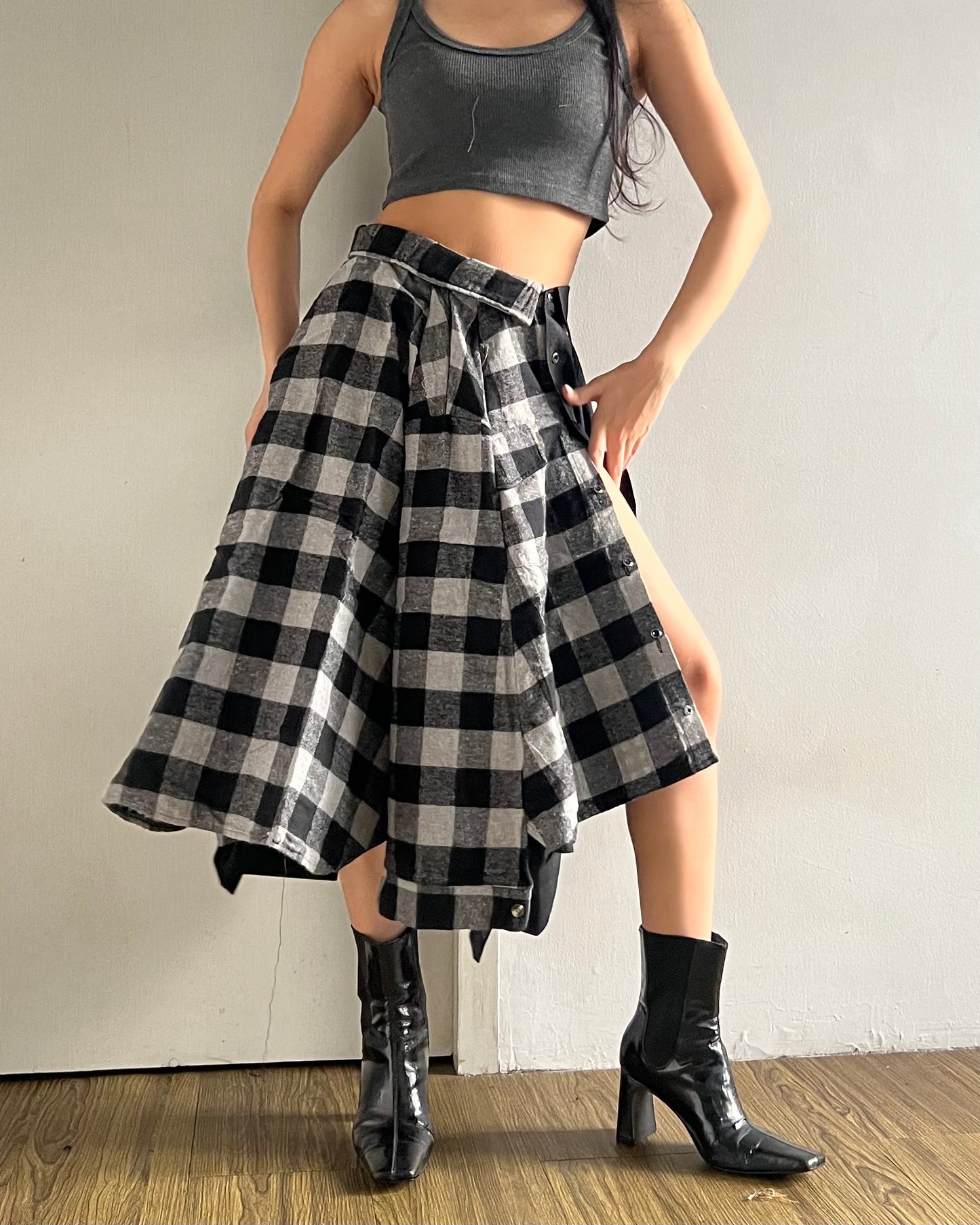 Button-up Maxi Skirt 039