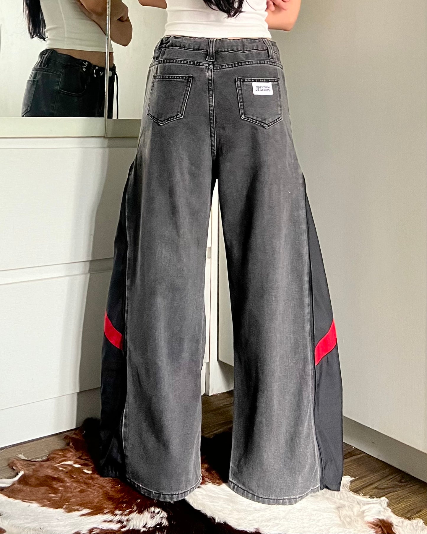 [BIG SIZE] Zipper Pants 057