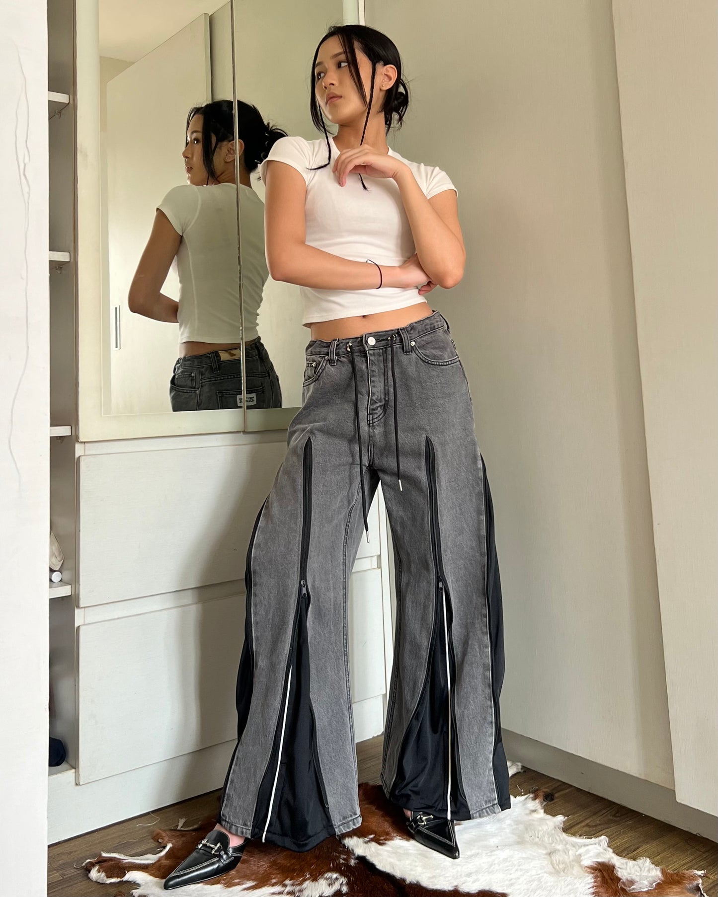 Zipper Pants 047