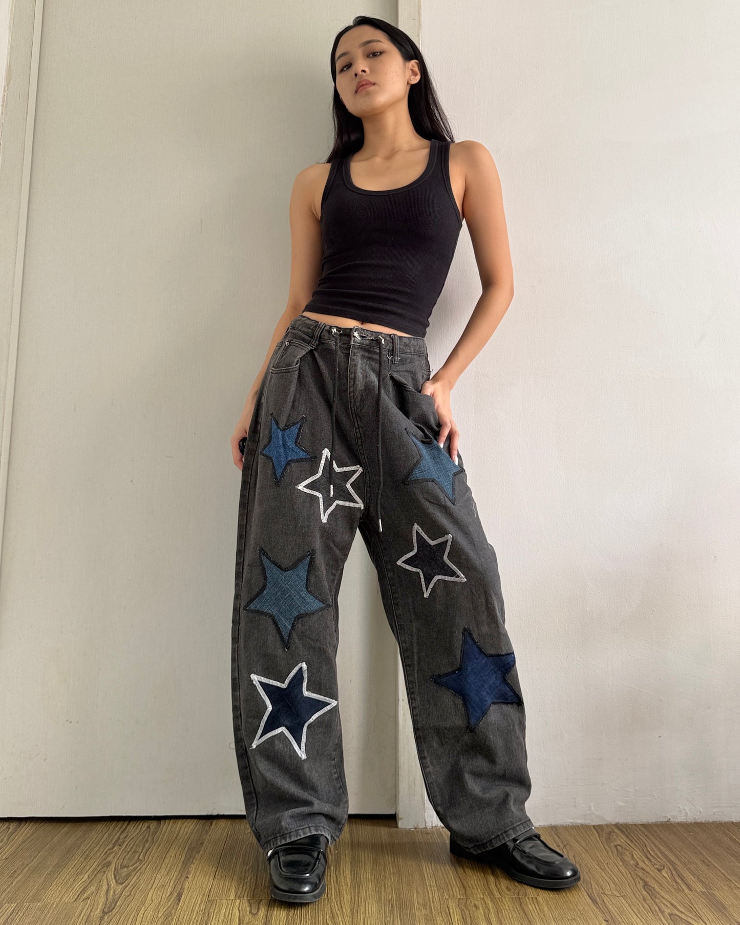 Star Patch Pants 004