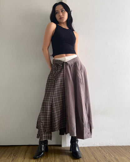 Button-up Maxi Skirt 041