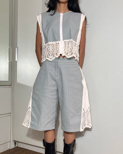 Lace-trimmed Set 006