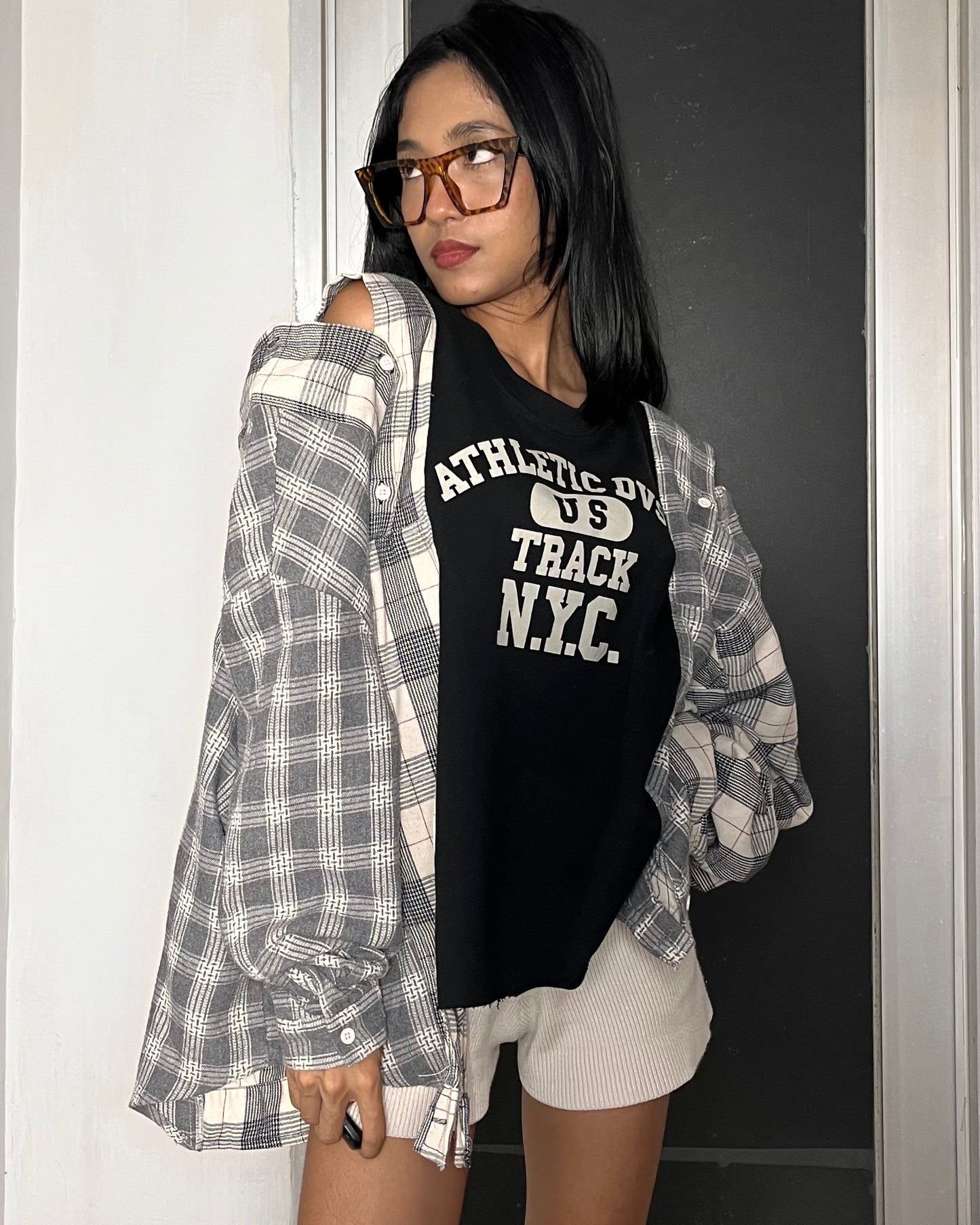 Deconstructed Flannel Shirt 011